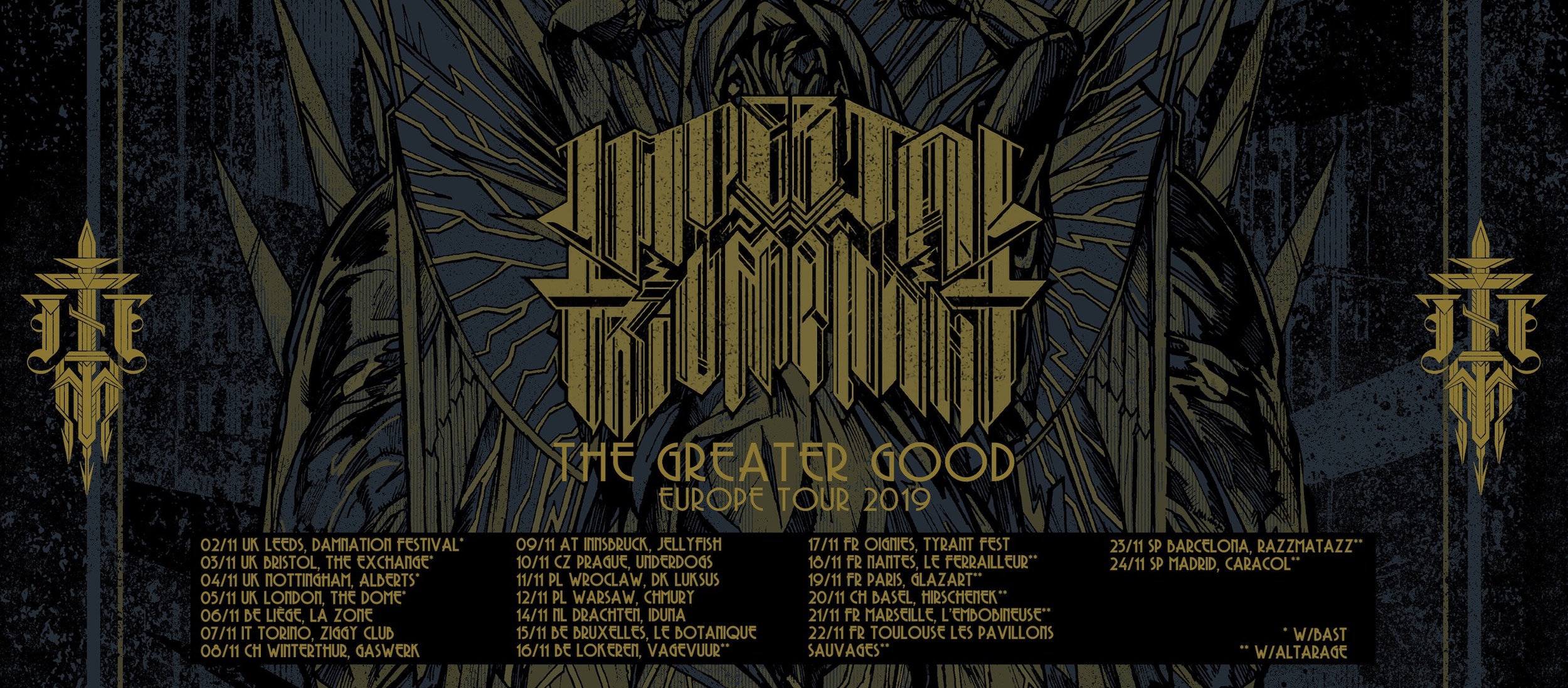 Imperial Triumphant The Greater Good Europe Tour 2019